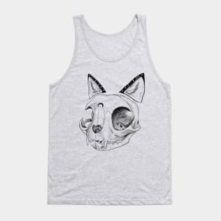 Lunar Cat Skull Tank Top